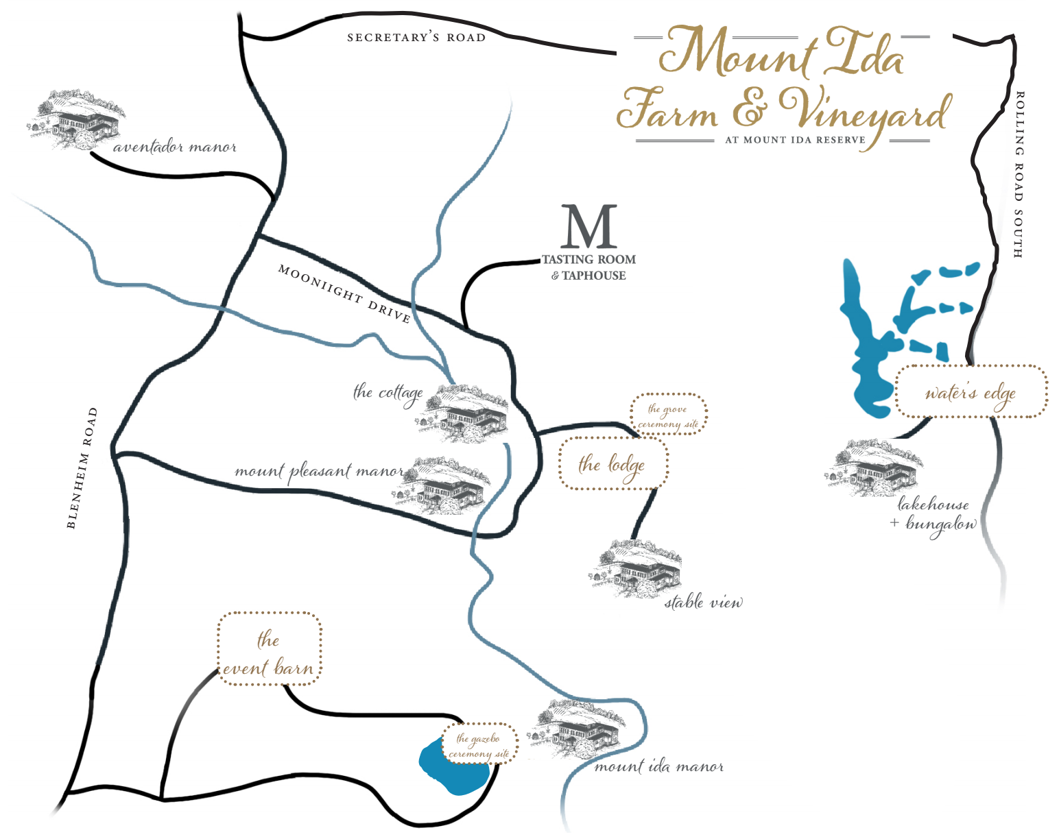 Mount Ida Farm & Vineyard Map